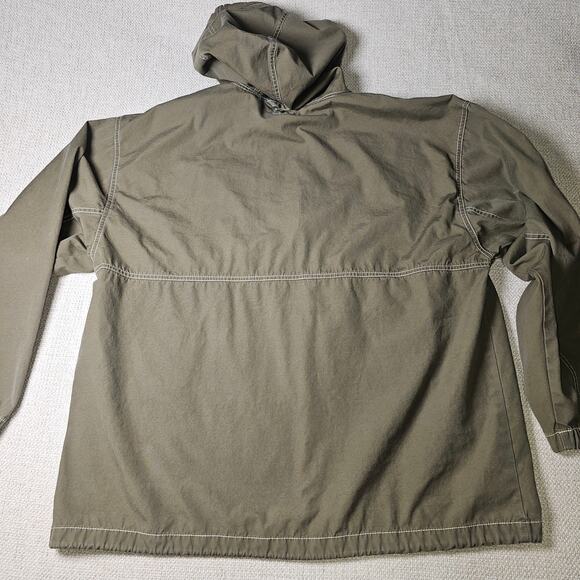 GAP Pullover Hoodie Cargo Jacket Kangaroo Pocket Utility Canvas Unisex XL - Picture 11 of 12